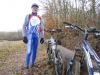 Pause avant passage boueux