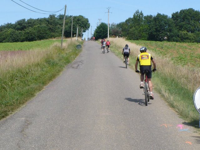 Vtt envhaissant les routes