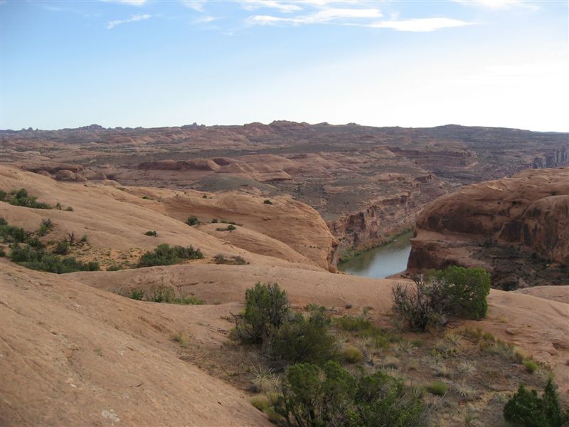 La trace sur Slickrock